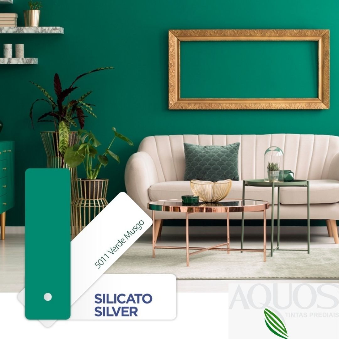 Sala de Estar - cor: verde musgo